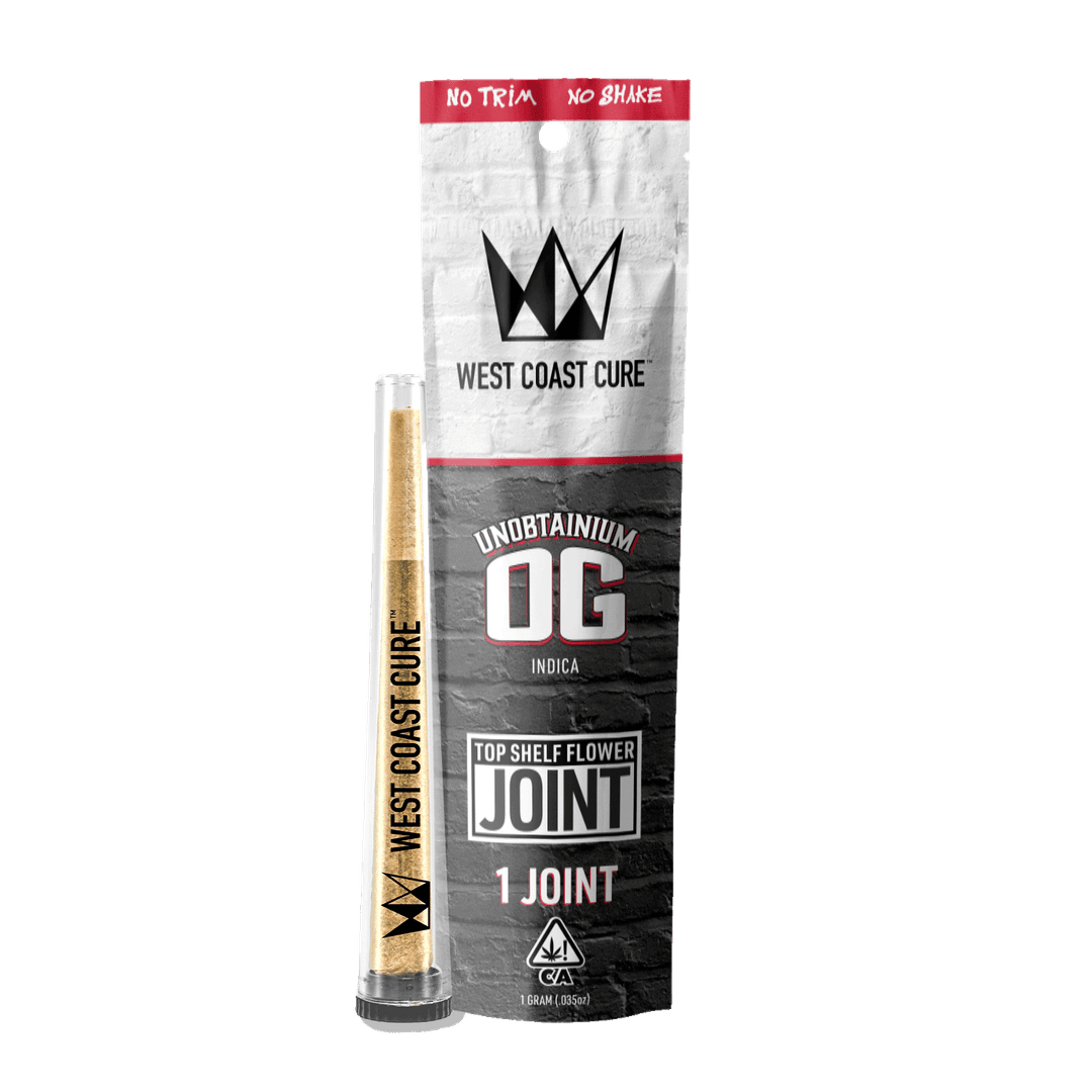 Single Pre-Roll-West Coast Cure-Unobtainium OG CUREjoint