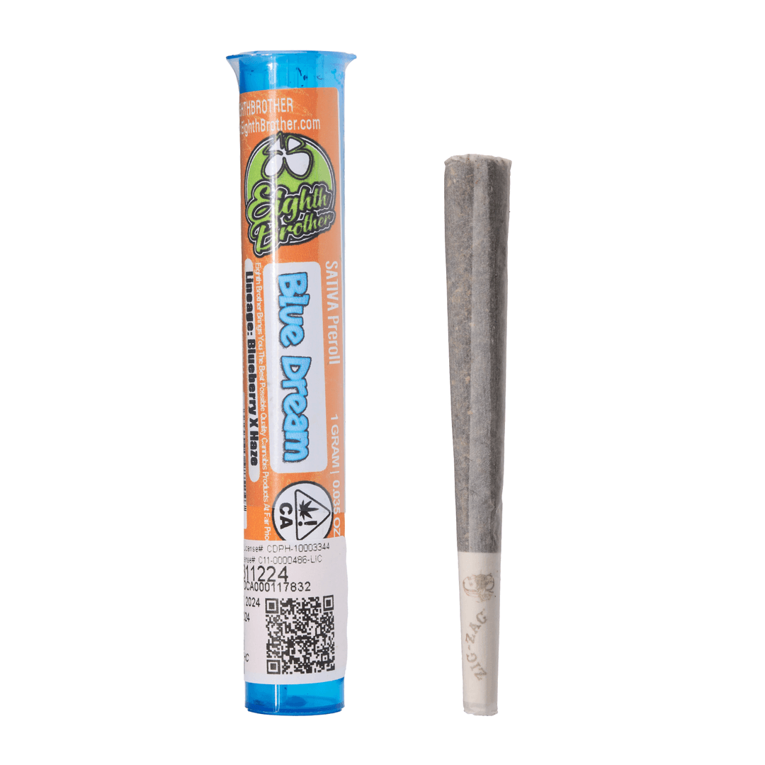 Single Pre-Roll-Eighth Brother-Blue Dream Pre-Roll