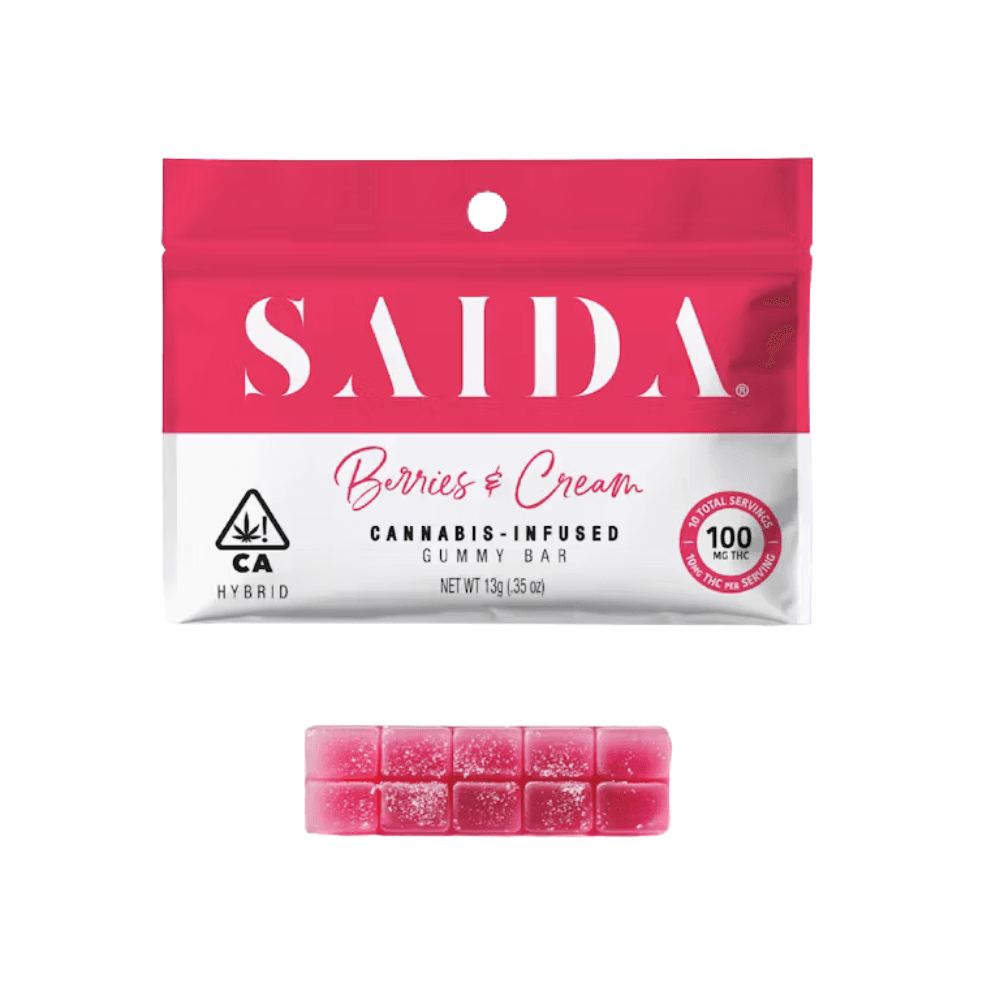 Gummies-Saida-Berries & Cream Gummy Bar