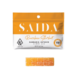 Gummies-Saida-Rainbow Sherbet Gummy Bar-image-1