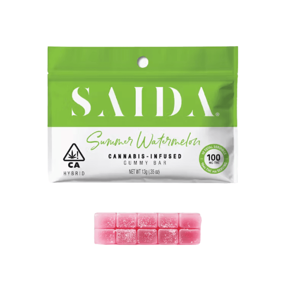 Gummies-Saida-Summer Watermelon Gummy Bar