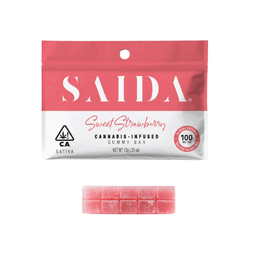 Gummies-Saida-Sweet Strawberry Gummy Bar-image-1