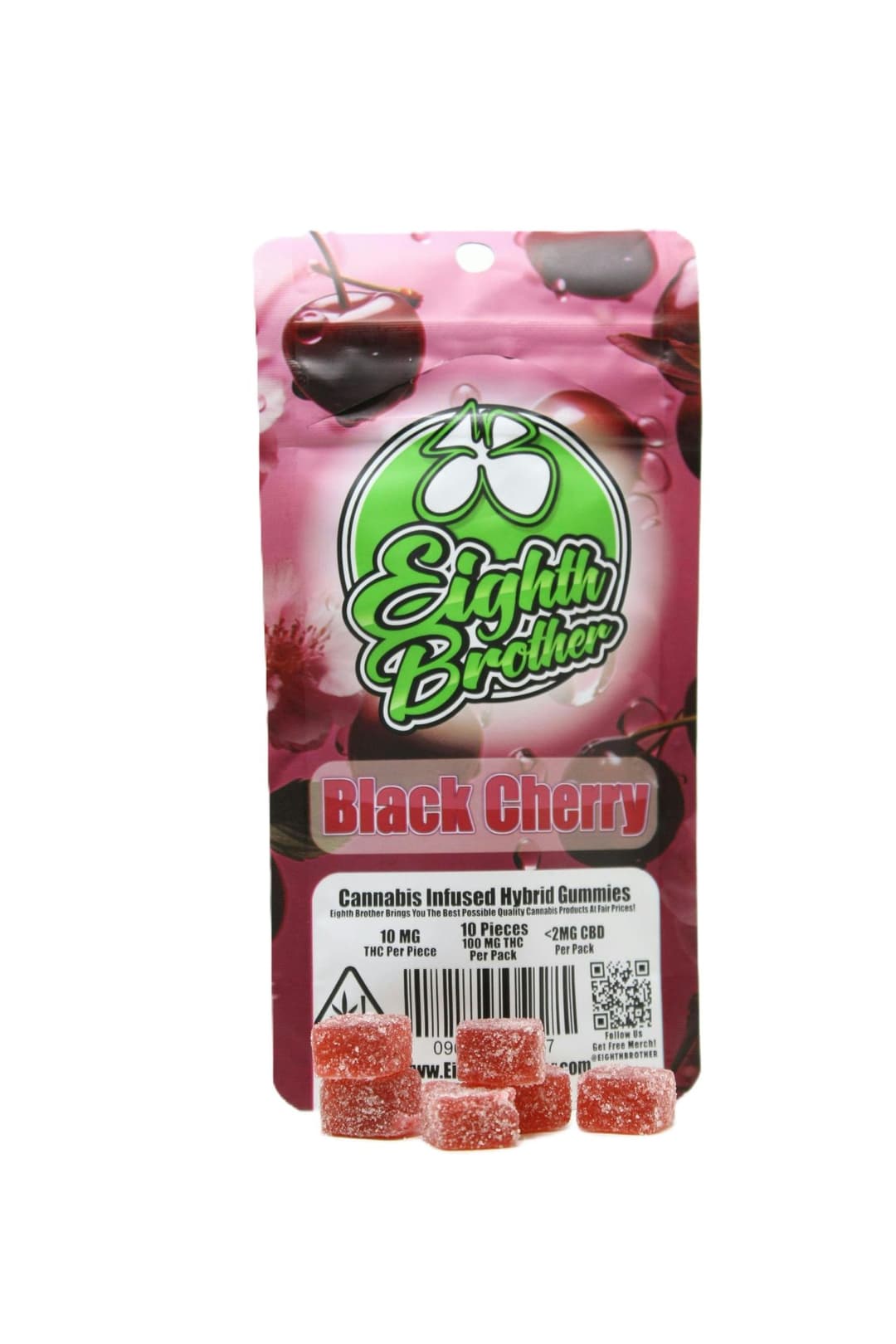 Gummies-Eighth Brother-Black Cherry Gummies 10-Pack