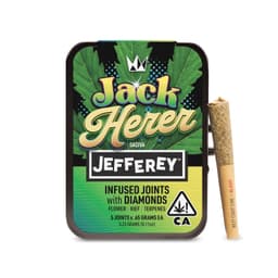 Infused Pre-Roll Pack-West Coast Cure-Jack Herer Jefferey Infused 0.65g 5-Pack-image-1
