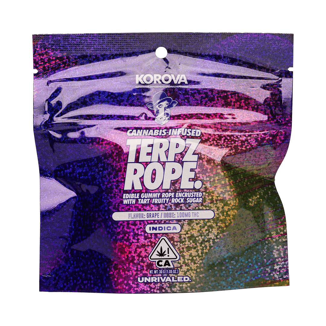 Gummies-Korova-Grape Terpz Rope