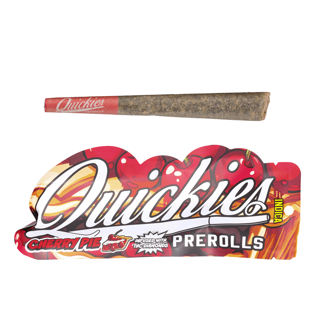 Single Infused Pre-Roll-Quickies-Cherry Pie Diamond Infused Pre-Roll