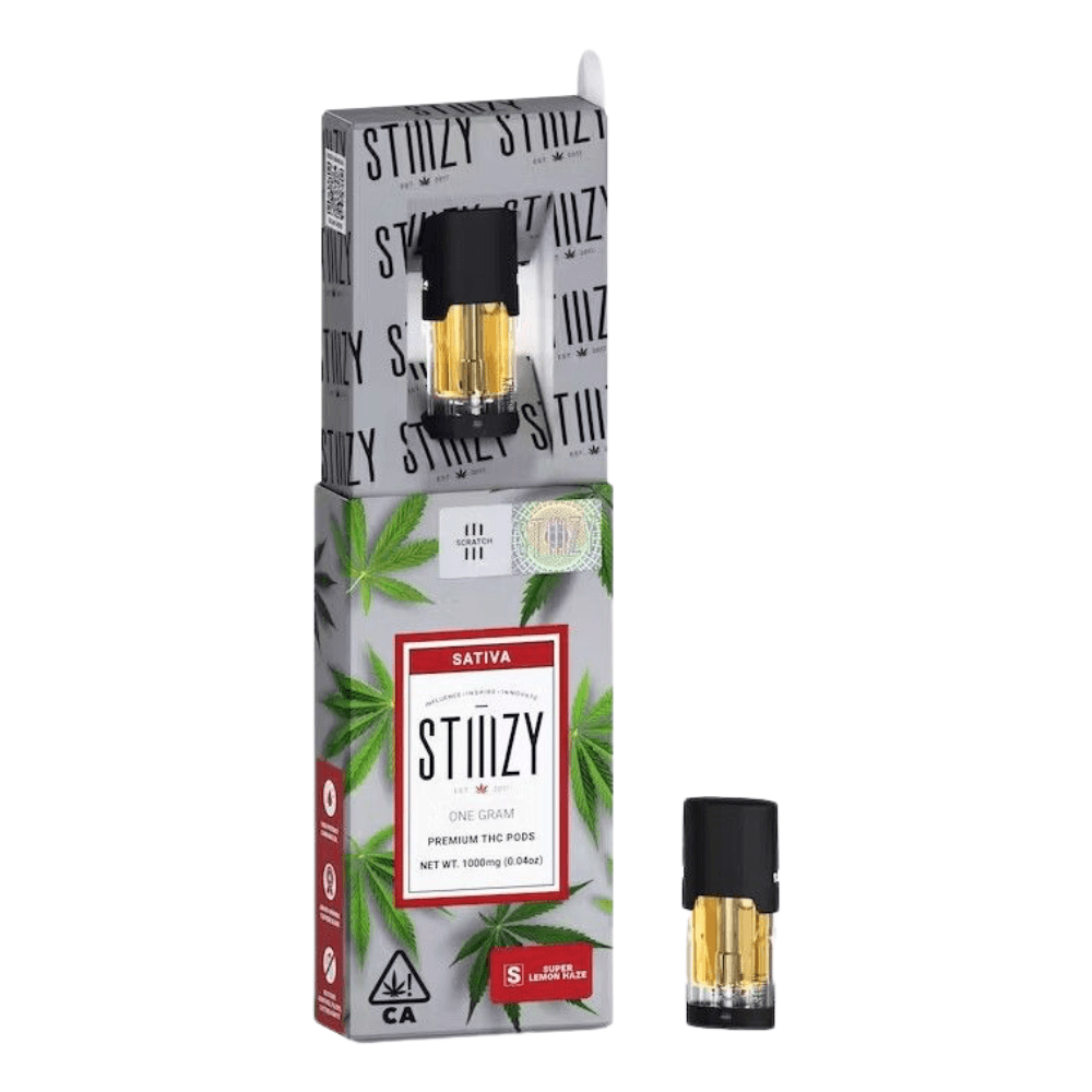 Pod System-STIIIZY-Super Lemon Haze Full Gram Pod