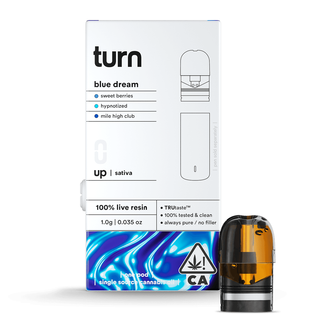 Pod System-turn-Blue Dream Live Resin Pod