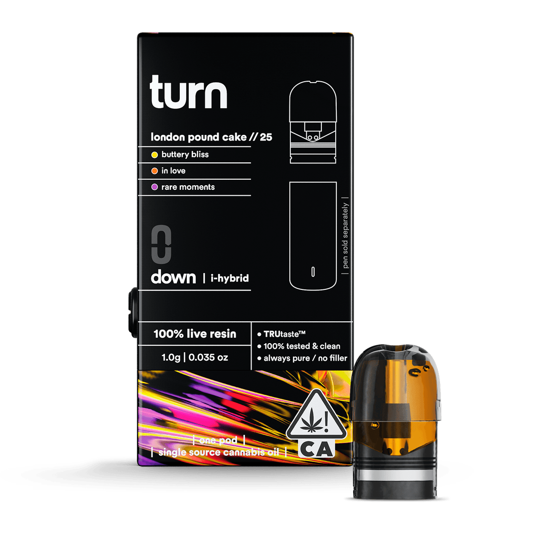 Pod System-turn-London Pound Cake // 25 Live Resin Pod