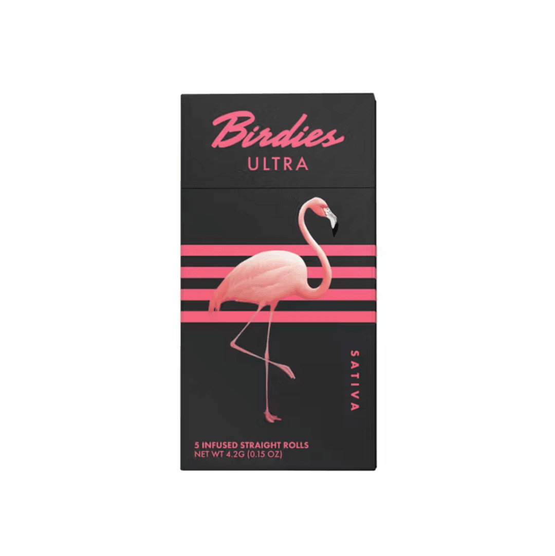 Infused Pre-Roll Pack-Birdies-Sativa Ultra Diamond Infused 5-Pack