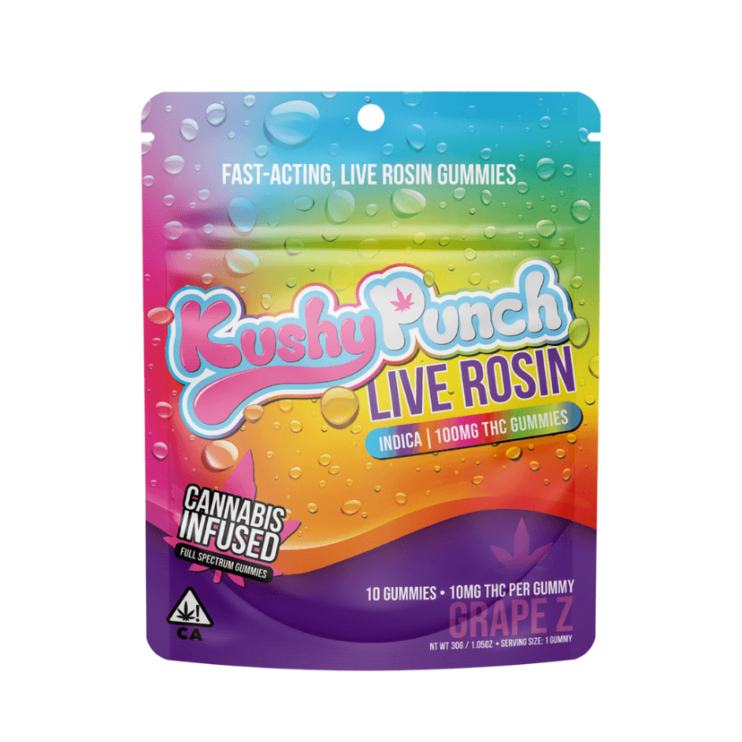 Grape Z Live Rosin Gummies