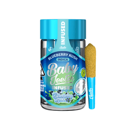 Infused Pre-Roll Pack-Jeeter-Blueberry Kush Quad Infused 0.5g 5-Pack-image-1