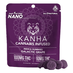 Gummies-Kanha-Galactic Grape NANO Gummies-image-1
