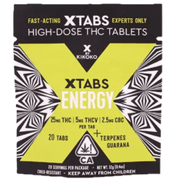 Ratio (CBN/CBD)-Kikoko-Xtab Energy 25:5:2.5 THC THCV CBC-image-1