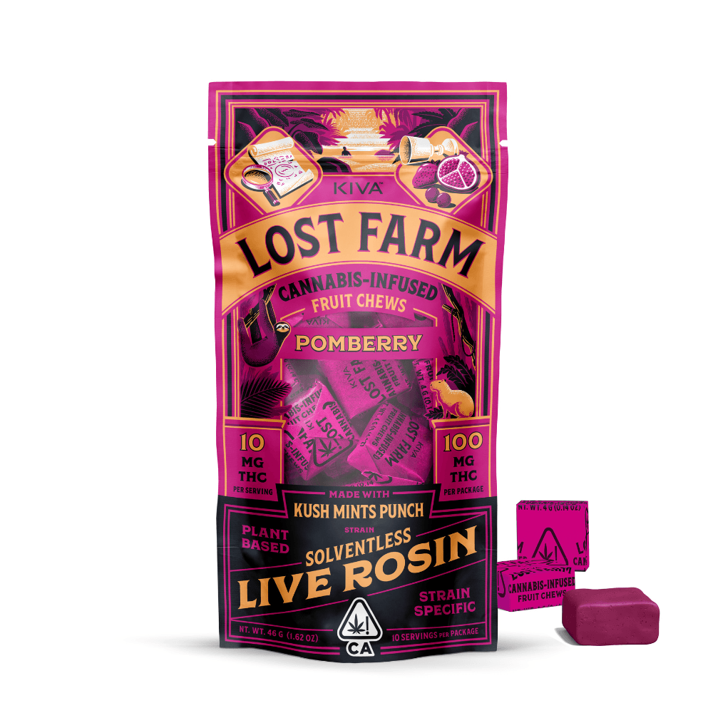 Gummies-Lost Farm-Pomberry Live Rosin Fruit Chews
