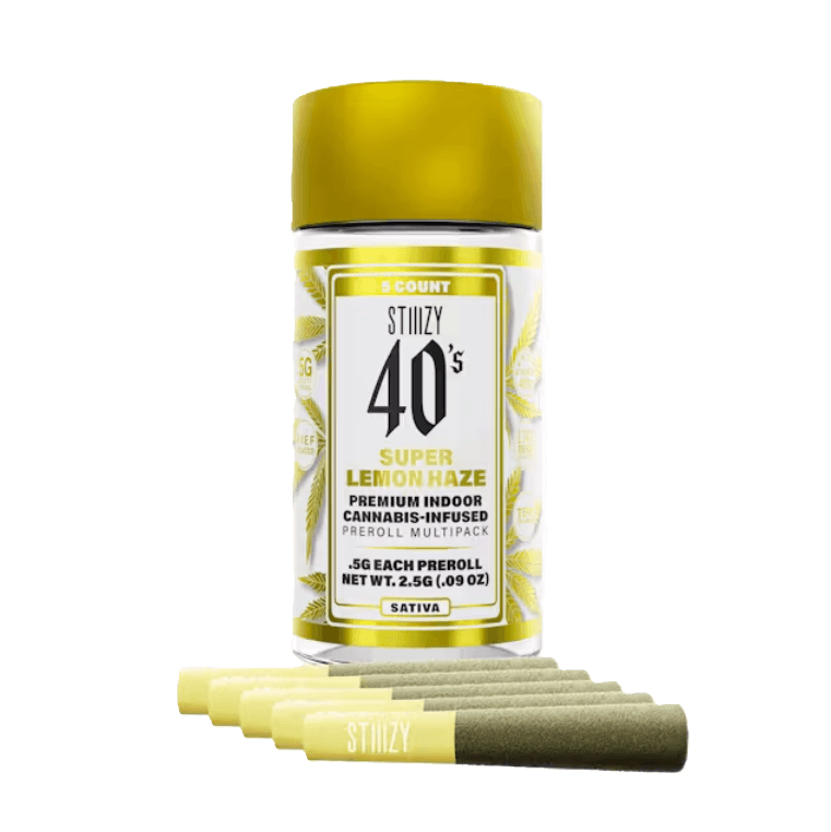 Super Lemon Haze 40's Infused Mini Joint 0.5g 5-Pack