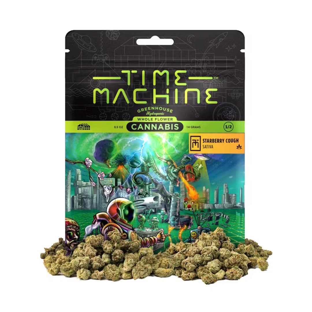 Smaller Buds-Time Machine-Starberry Cough Half Ounce Smalls
