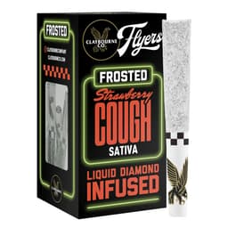 Infused Pre-Roll Pack-Claybourne Co.-Strawberry Cough Frosted Infused 0.5g 5-Pack-image-1