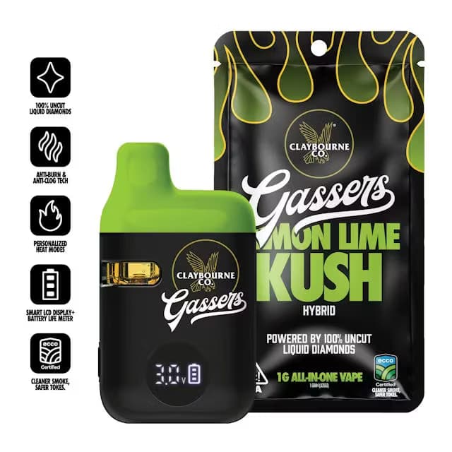 All-in-One-Claybourne Co.-Lemon Lime Kush Liquid Diamond All-In-One