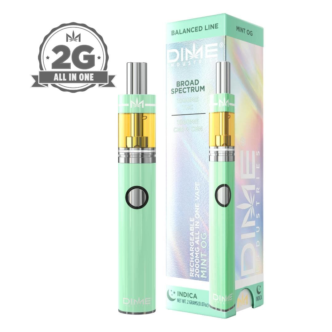All-in-One-Dime Industries-Mint OG 1:1:1 THC CBD CBN AIO