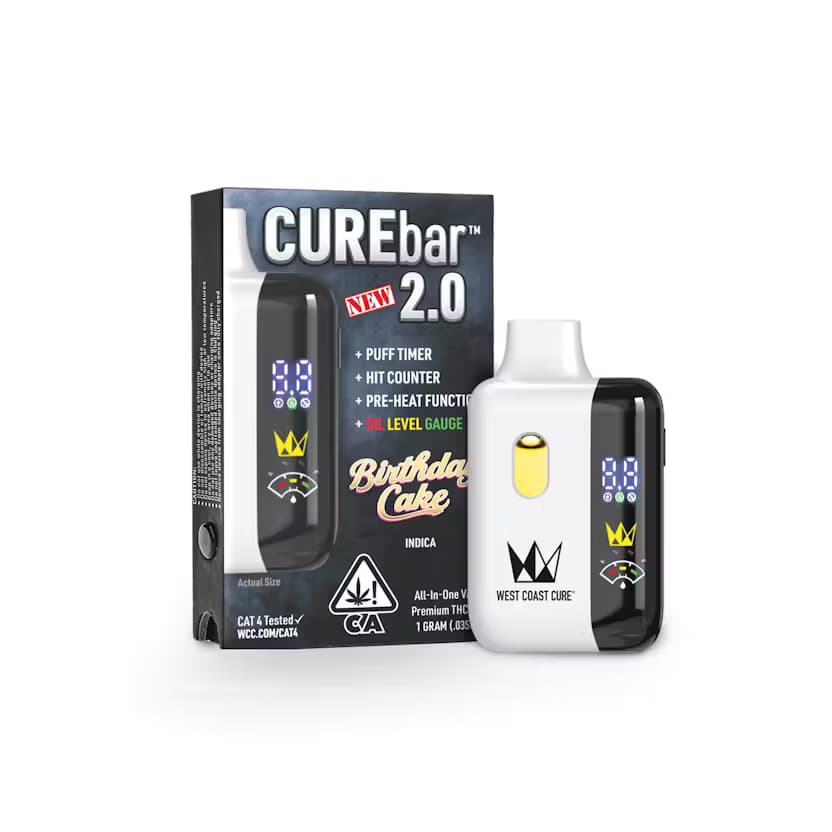 All-in-One-West Coast Cure-Birthday Cake CureBar 2.0