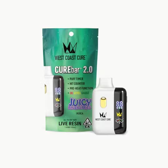 All-in-One-West Coast Cure-Juicy Blueberries Live Resin Curebar 2.0