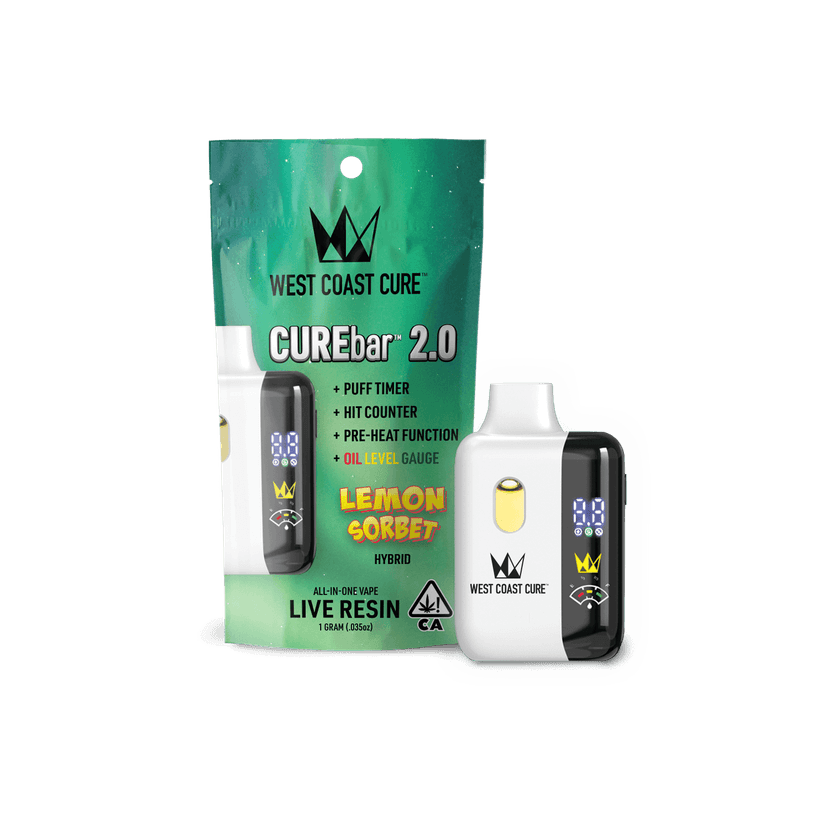 Lemon Sorbet Live Resin Curebar 2.0