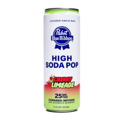 Beverages-Pabst Blue Ribbon-Cherry Limeade High Soda Pop-image-1