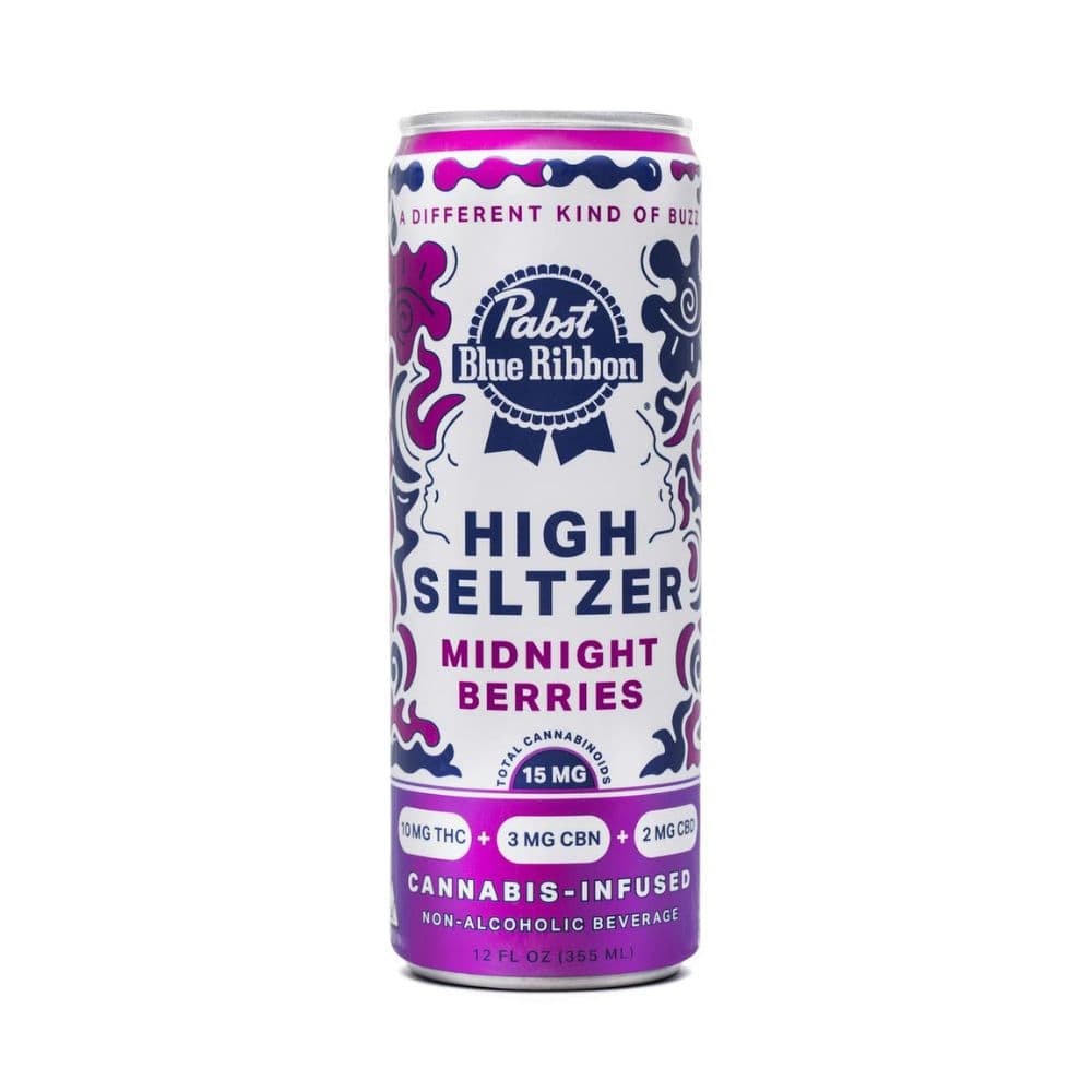 Beverages-Pabst Blue Ribbon-Midnight Berries 1:3:5 CBN CBD High Seltzer