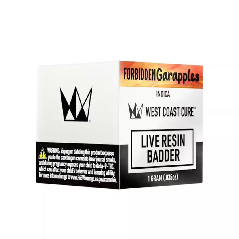Forbidden Garapples Live Resin Badder