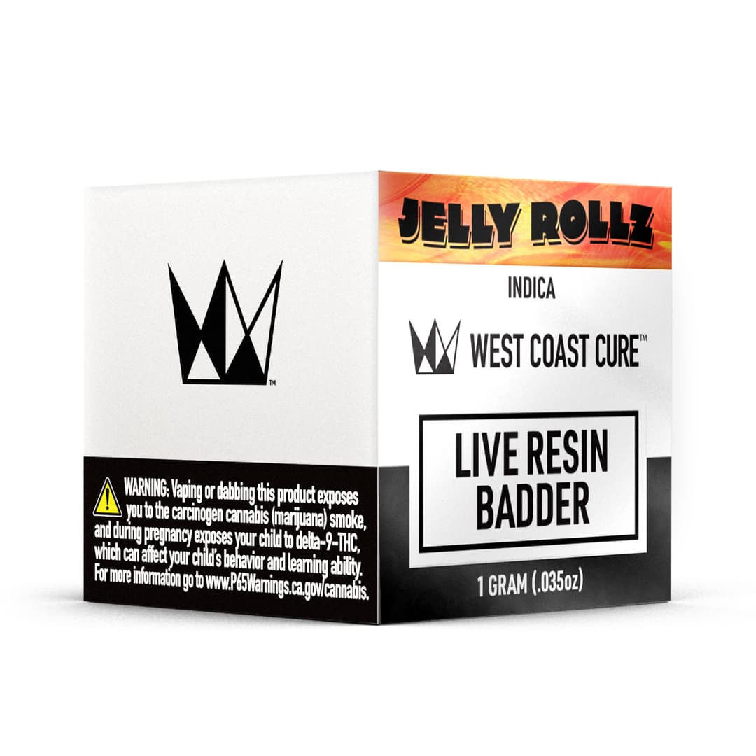 Budder / Badder-West Coast Cure-Jelly Rollz Live Resin Badder