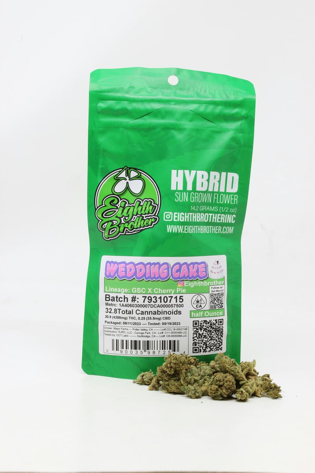 Budget Friendly-Eighth Brother-Wedding Cake Half Ounce
