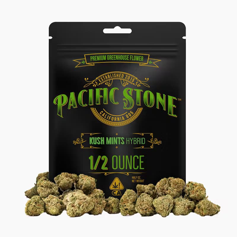Budget Friendly-Pacific Stone-Kush Mints Half Ounce