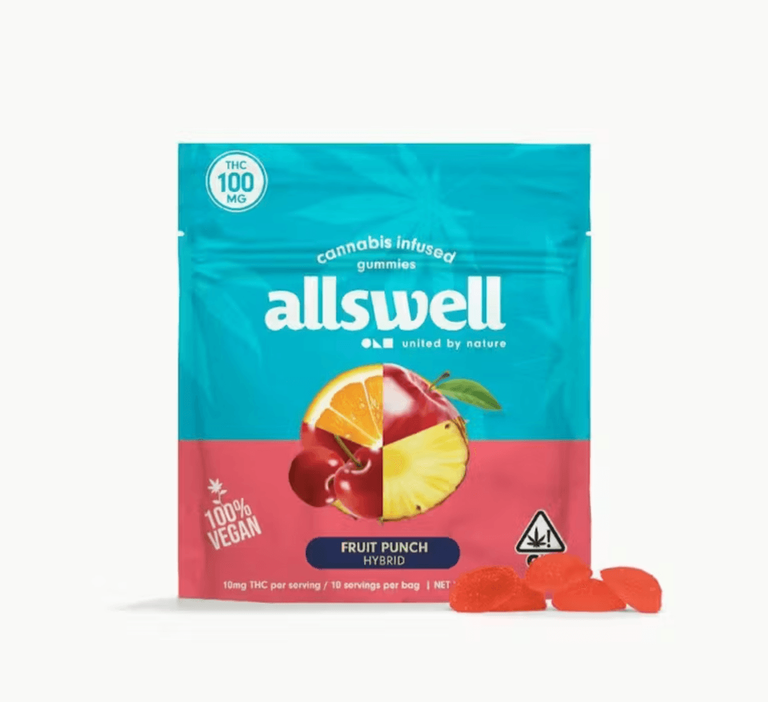 Gummies-Allswell-Fruit Punch 10pk Gummies