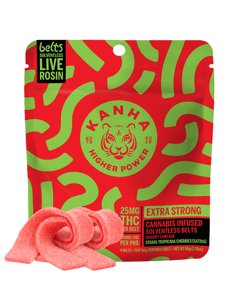 Cherry Limeade Live Rosin Belts 4-pack