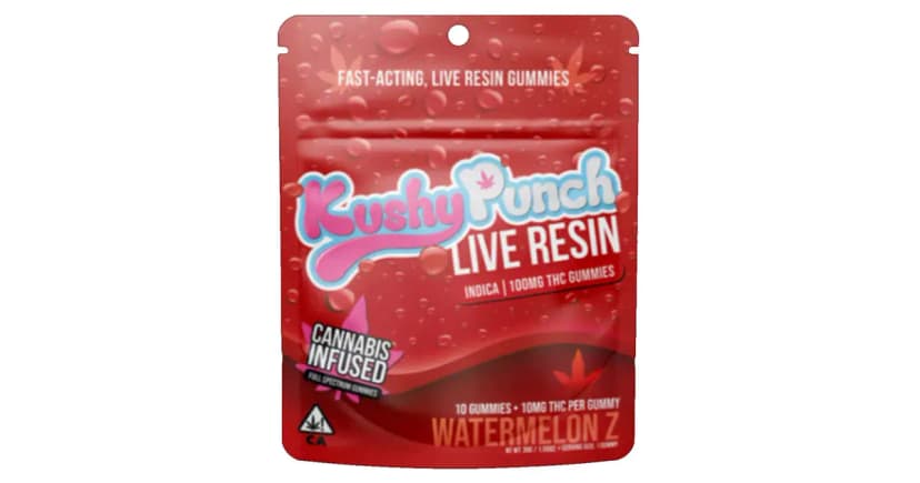 Watermelon Z Live Resin Gummies