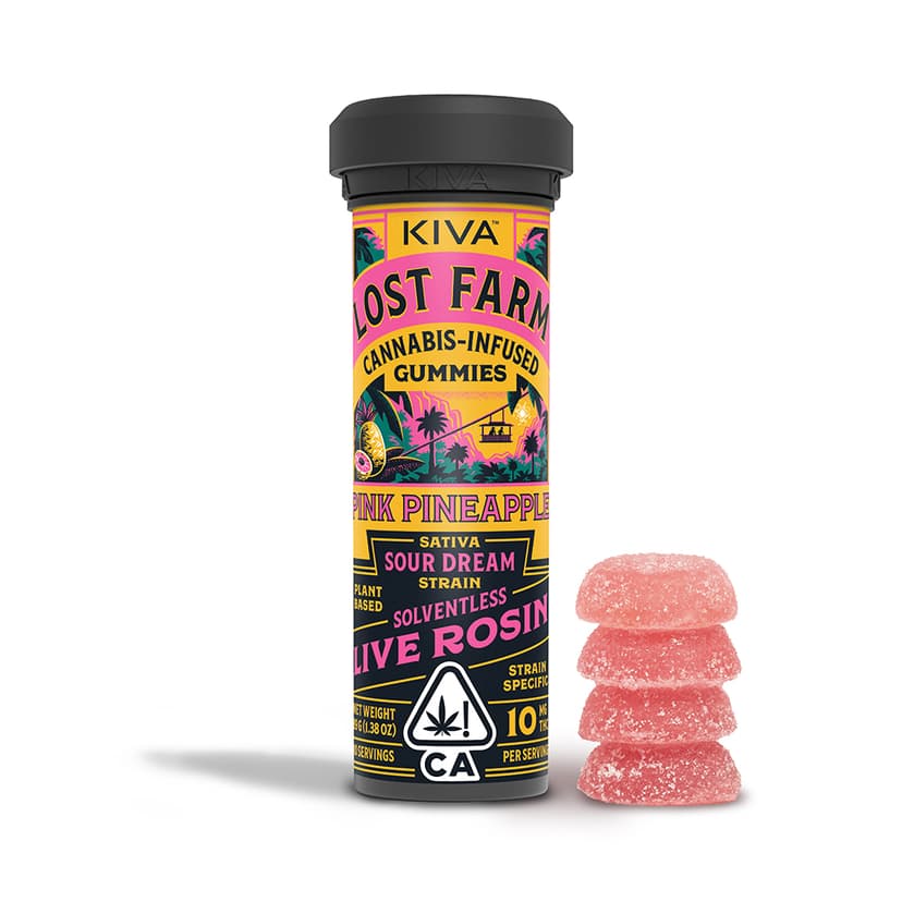 Pink Pineapple Live Resin Gummies