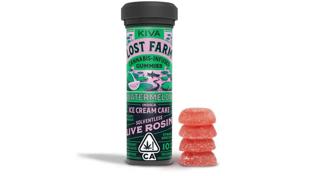 Gummies-Lost Farm-Watermelon Live Rosin Gummies