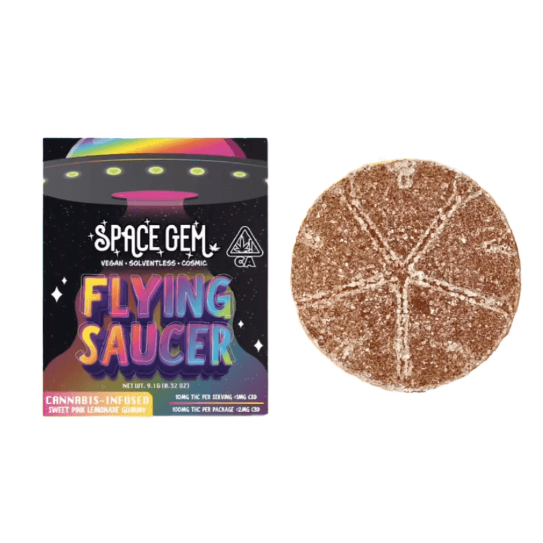 Gummies-Space Gems-Flying Saucer Sweet Pink Lemonade Gummy