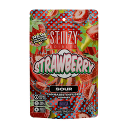 Gummies-STIIIZY-Sour Strawberry Gummies-image-1