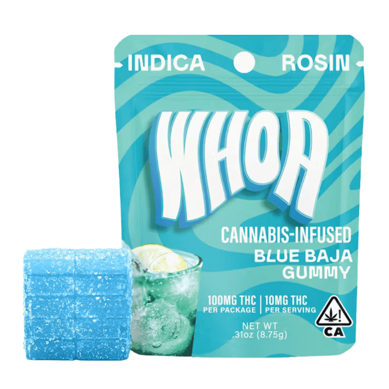 Gummies-Whoa -Blue Baja Rosin Gummy Bite