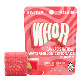 Gummies-Whoa -Watermelon Lemonade Rosin Gummy Bite-image-1