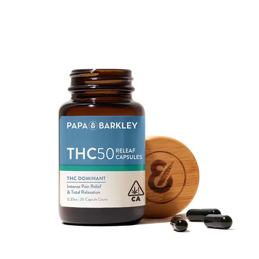High Dose-Papa & Barkley-THC50 Releaf Capsules