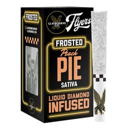 Infused Pre-Roll Pack-Claybourne Co.-Peach Pie Frosted 0.5g 5-Pack-image-1