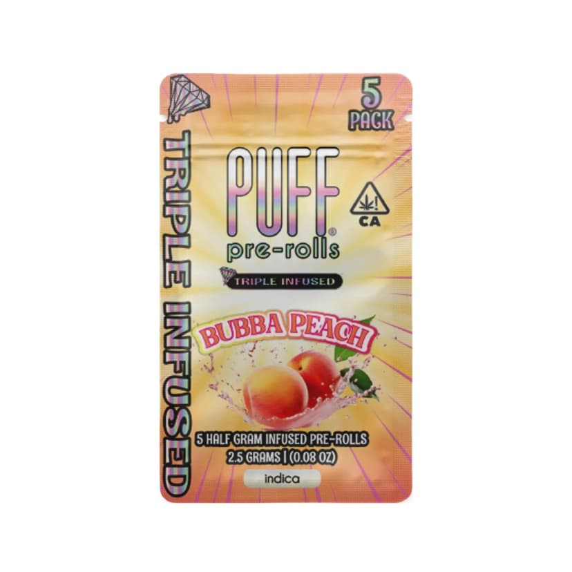 Bubba Peach Diamond Infused 0.5g 5-Pack
