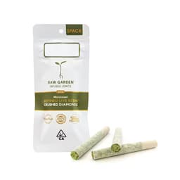 Infused Pre-Roll Pack-Raw Garden -Sweet Fire OG Diamond Infused 0.5g 3-Pack Preroll-image-1