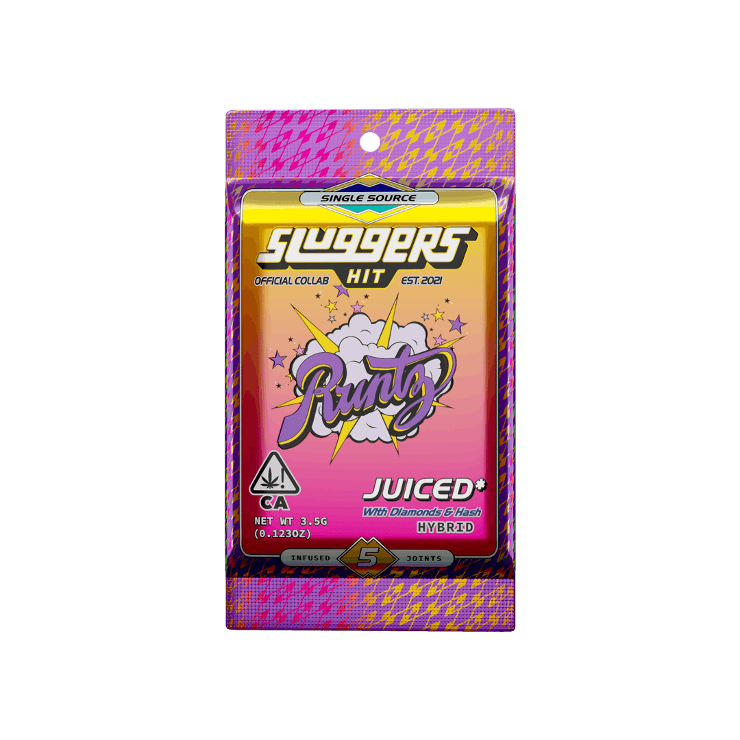 Infused Pre-Roll Pack-Sluggers Hit-Runtz 0.7G 5-Pack