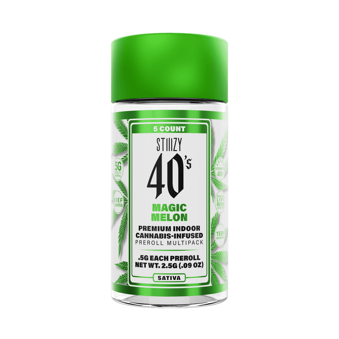 Infused Pre-Roll Pack-STIIIZY-Magic Melon 40's Infused 0.5g 5-Pack