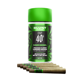 Infused Pre-Roll Pack-STIIIZY-Sour Diesel 40's Mini Blunts 0.5g 5-Pack-image-1