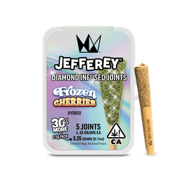 Infused Pre-Roll Pack-West Coast Cure-Frozen Cherries Infused Jefferey 0.65g 5-Pack-image-1